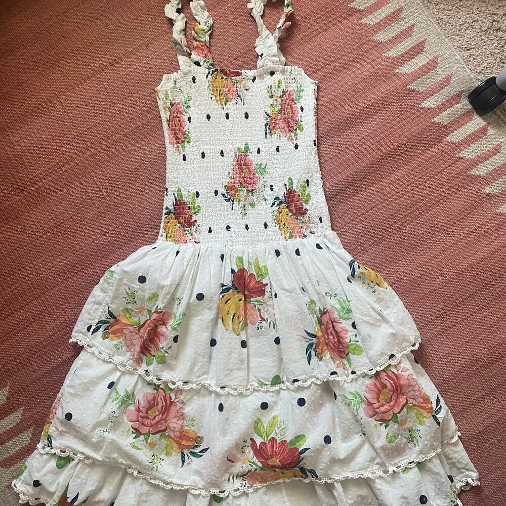 FARM Rio Floral Polka Dot Nanaju Sundress